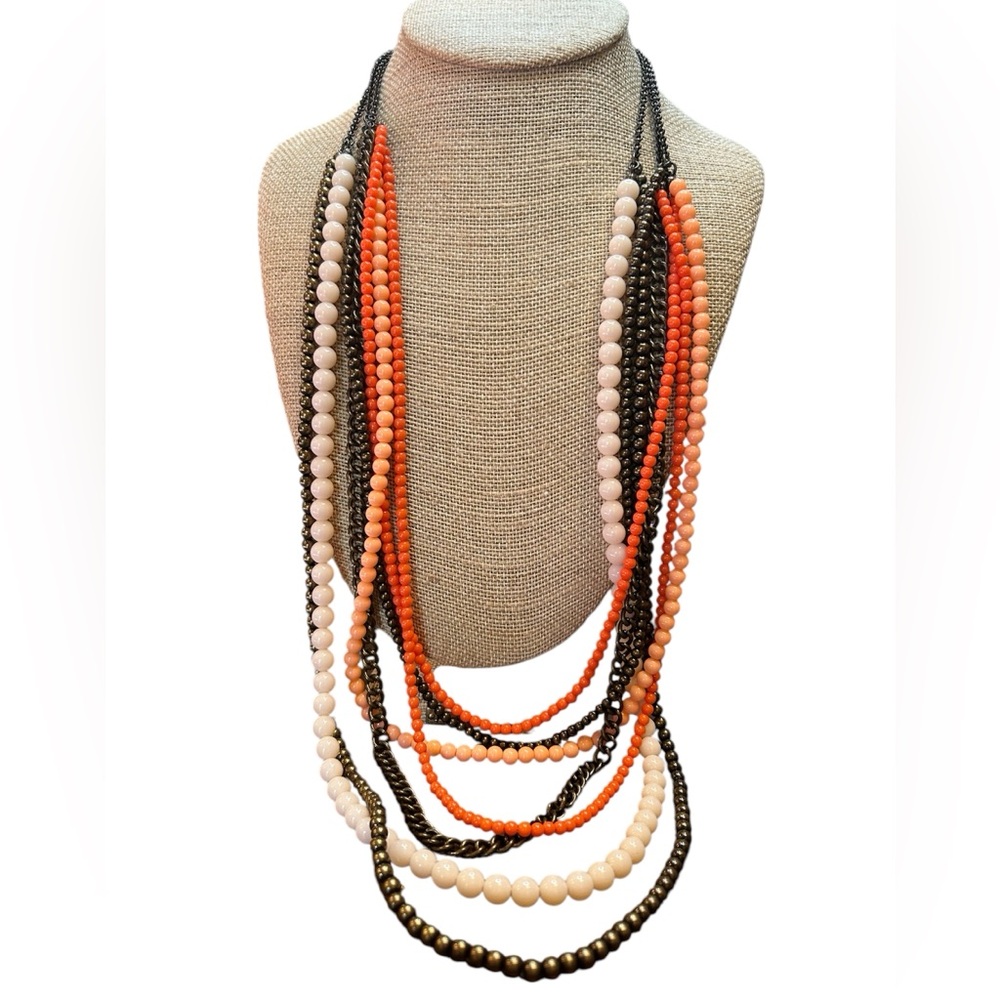 Premier Designs Multicolored Beaded Necklace - Picture 1 of 3